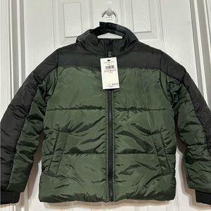 Calvin Klein Jeans boys jackets. Size 6 . Color black and green combination